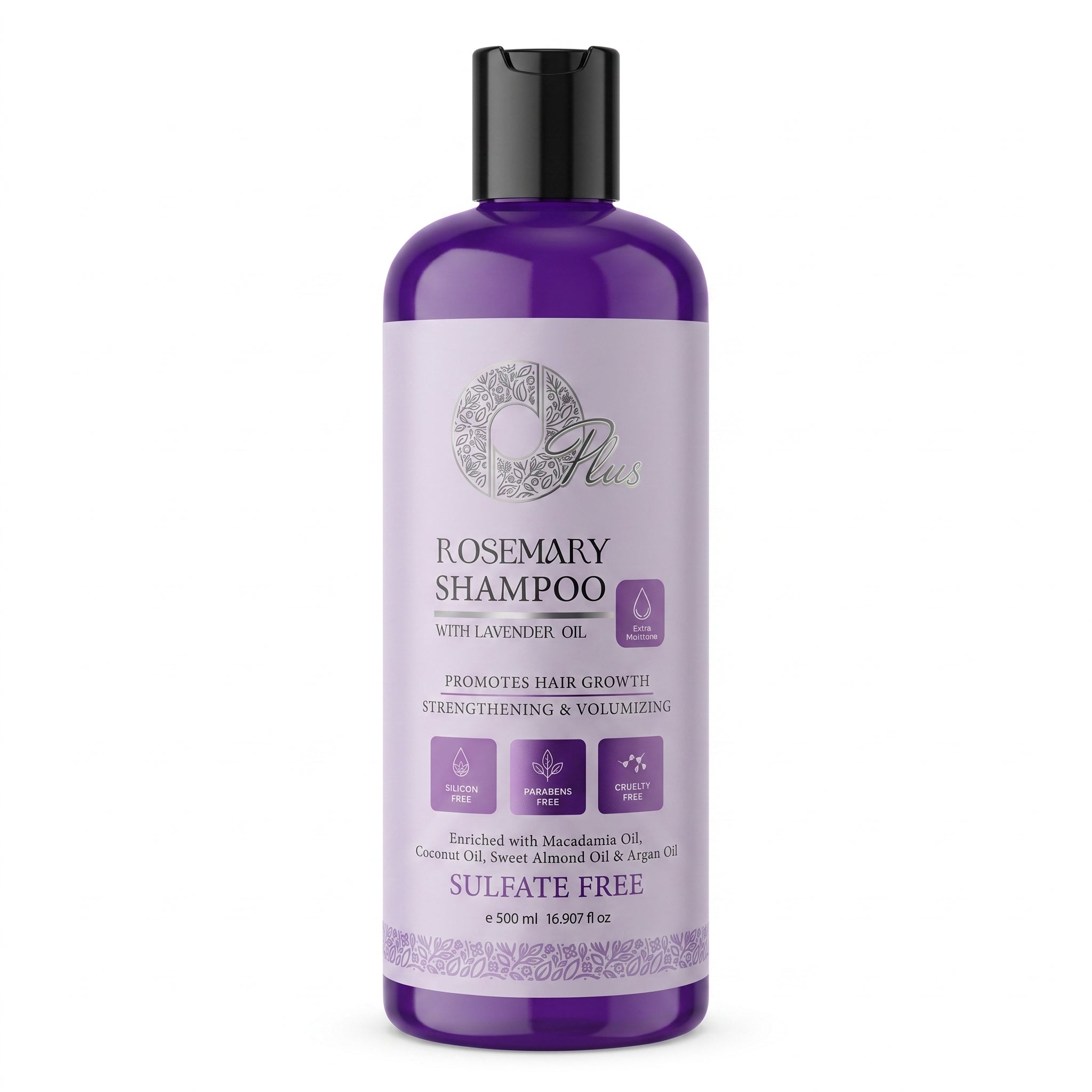 OPlus Rosemary With Lavender Oil Sulfate Free Shampoo 500ml